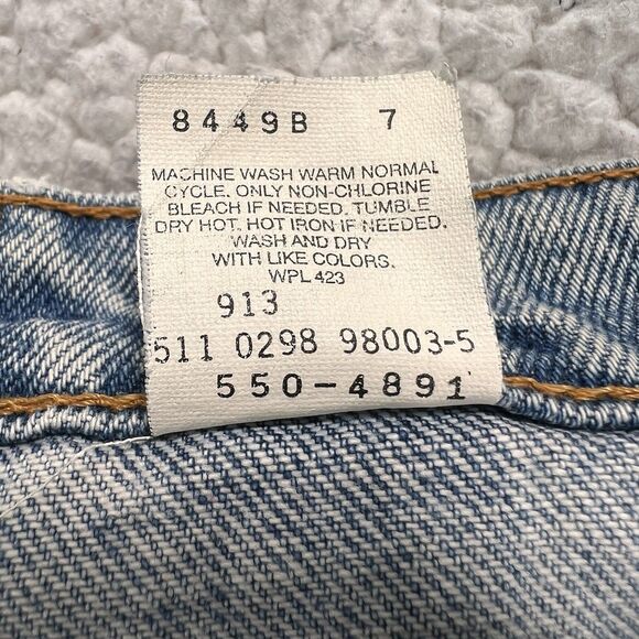 VTG Levi’s 550 Jeans Men’s 38x30 (Actual 37x30) Relaxed Fit Denim USA 90s Grunge - Picture 6 of 14